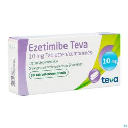 Ezetimibe Teva 10mg Comp 30