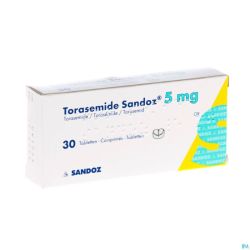 Torasemide Sandoz Comp 30 X 5mg