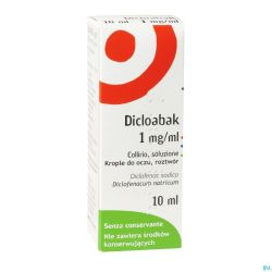 Dicloabak 1mg/ml Collyre En Sol 10ml 0,1%