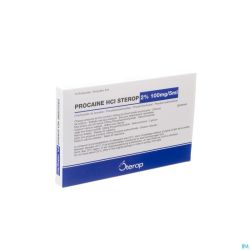 Procaine Hcl Sterop 2% Amp 10 X 100mg/ 5ml