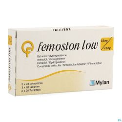 Femoston Low 0,5mg/2.5mg Comp Pell 84