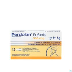 Perdolan Supp Kind Enf 12x350mg