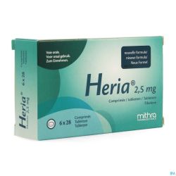 Heria 2,5mg Comp 6 X 28