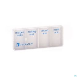 Pharmex Day Pill Box 4 Comp.