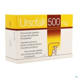 Ursofalk 500mg Comp Pell 100 X 500mg