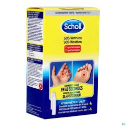 Scholl Pharma Sos Verrues 80ml + 16 Applicateurs