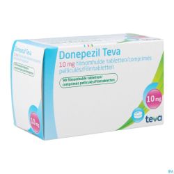 Donepezil Teva 10,0mg Comp Enrobe 98x 10,0mg