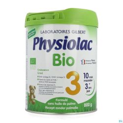 Physiolac Bio 3 Lait Pdr Nf 800g