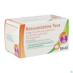 Rosuvastatine Teva 5mg Comp Pell 100