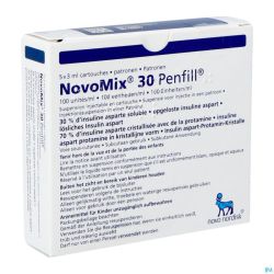 Novomix 30 Penfill 5 X 3ml 100 U/ml