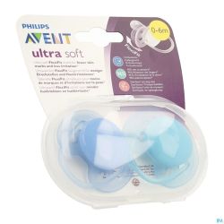 Philips Avent Sucette Soft +0m Mix 2 SCF212/21