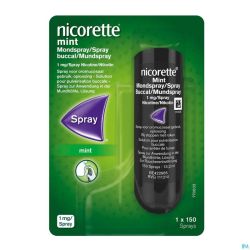 Nicorette Mint 1mg Spray Buccal S/sucre Sprays 150