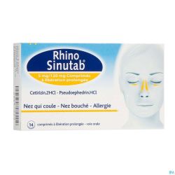Rhinosinutab 120mg/5mg Liberation Prolonge 14