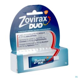 Zovirax Duo 50mg/g + 10mg/g Creme Tube 2g