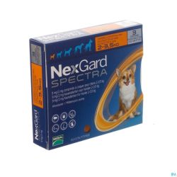 Nexgard Spectra 9mg/ 2mg Comp Croq Chien 3