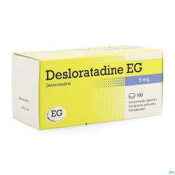 Desloratadine EG  5 Mg Comp Pell 100 X  5 Mg