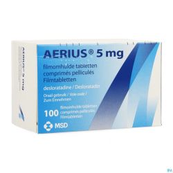 Aerius 5mg Comp Pell 100 X 5mg