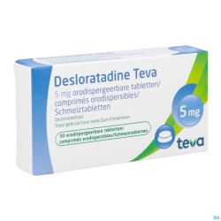 Desloratadine Teva 5mg Comp Orodisp 30 X 5mg