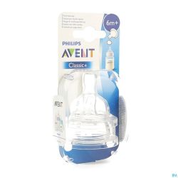 Philips Avent Tetine Preparation Plus Epaisse Sil 2 SCF636/27