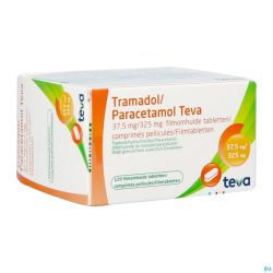 Tramadol Paracetamol 37,5mg/325mg Teva Comp Pel120