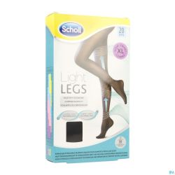 Scholl Light Legs 20d Extra Large Black
