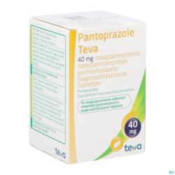 Pantoprazole Teva 40mg Gastro Resist Comp 56 Fl