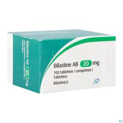 Bilastine Ab 20mg Comp 100 X 20mg