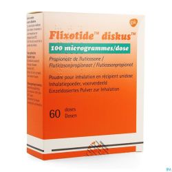 Flixotide 100 Diskus Pulv Inh 60dos