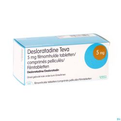 Desloratadine Teva 5mg Comp Pell 100 X 5mg