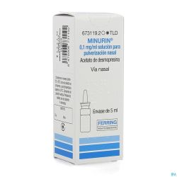 Minurin 0,1mg/ml Sol Pulv Nasal 5 Ml (es