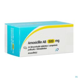 Amoxicillin Ab 500mg Comp Pell 30 X 500mg