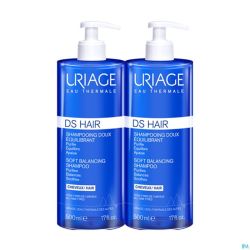 Uriage Ds Hair Sh Doux Equilibrant 2x500ml Promo