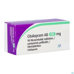 Citalopram Ab 20mg Comp Pell 98 X 20mg
