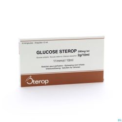 Glucose 20 % Sterop 2g/10ml 10