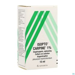 Pilocarpine-isopto 1 % Collyre 15ml