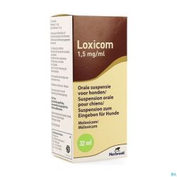 Loxicom 1,5mg/ml Susp Orale Chien 32ml