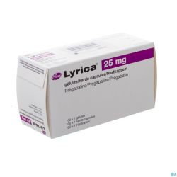 Lyrica 25mg Caps Durs 100 X 1 X 25mg Ud