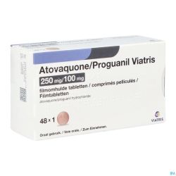 Atovaquone Proguanil Viatris 250/100mg Comp Pell48