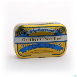 Grether's Pastilles Blackcurrant Past 110g