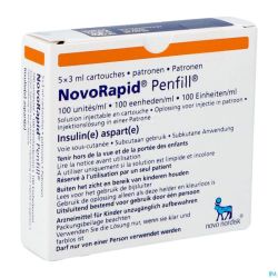 Novorapid Penfill 5x3ml 100 U/ml