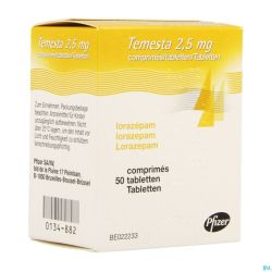 Temesta Comp 50 X 2,5mg