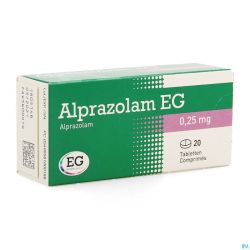 Alprazolam EG        Comp 20X0,25Mg