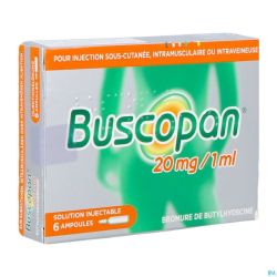 Buscopan Amp 6 X 20mg/1ml