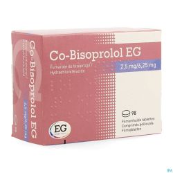Co Bisoprolol EG 2,5 Mg/6,25 Mg Comp Pell 98