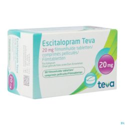 Escitalopram 20mg Teva Comp Pell 98 X 20mg