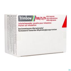 Trimbow 88/5 /9mcg Poudre Inhal. Fl 3 (360d)