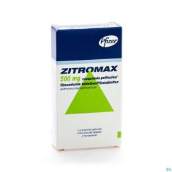 Zitromax 500mg Comp Pell 3 X 500mg