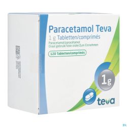 Paracetamol Teva 1g Comp 120 X 1g Blister