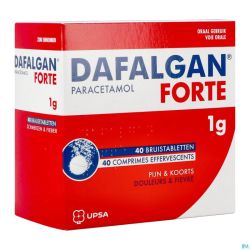 Dafalgan Forte 1g Comp Efferv. 40