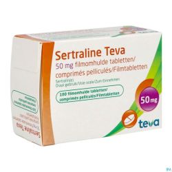 Sertraline Teva 50mg Comp 100 X 50mg